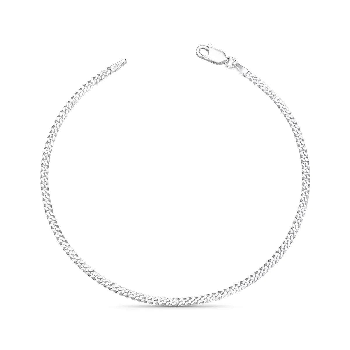 Men's 2 mm Grumet Bracelet in 925 Silver