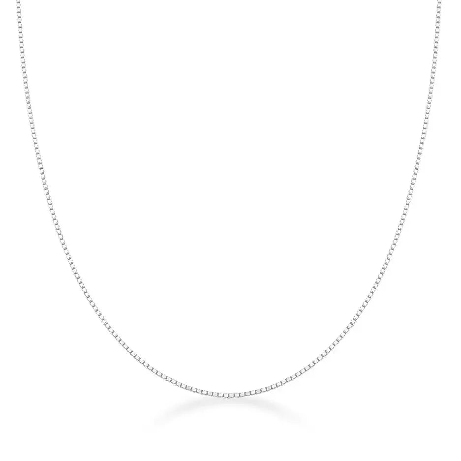 Thin Men's Venetian Chain in 925 Silver