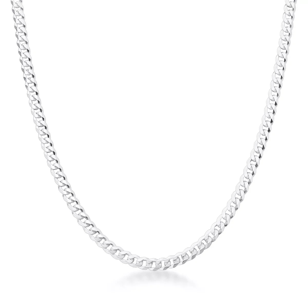 Men's 4 mm Grumet Chain in 925 Silver