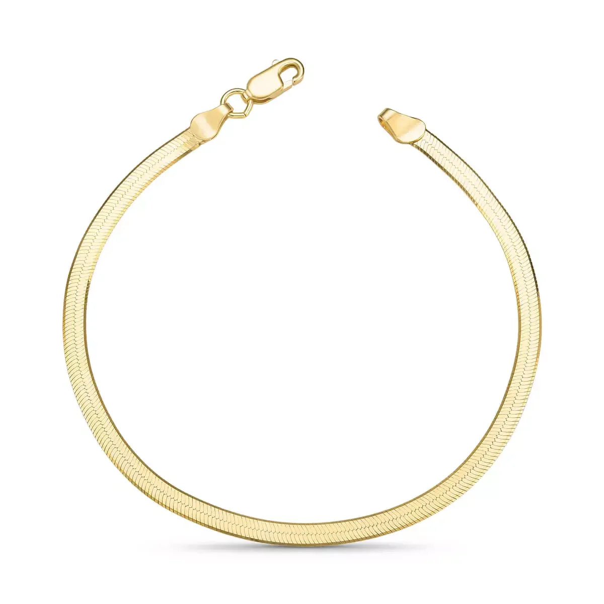 Laminated Bracelet in 925 Sterling Silver – 18k Gold Plated