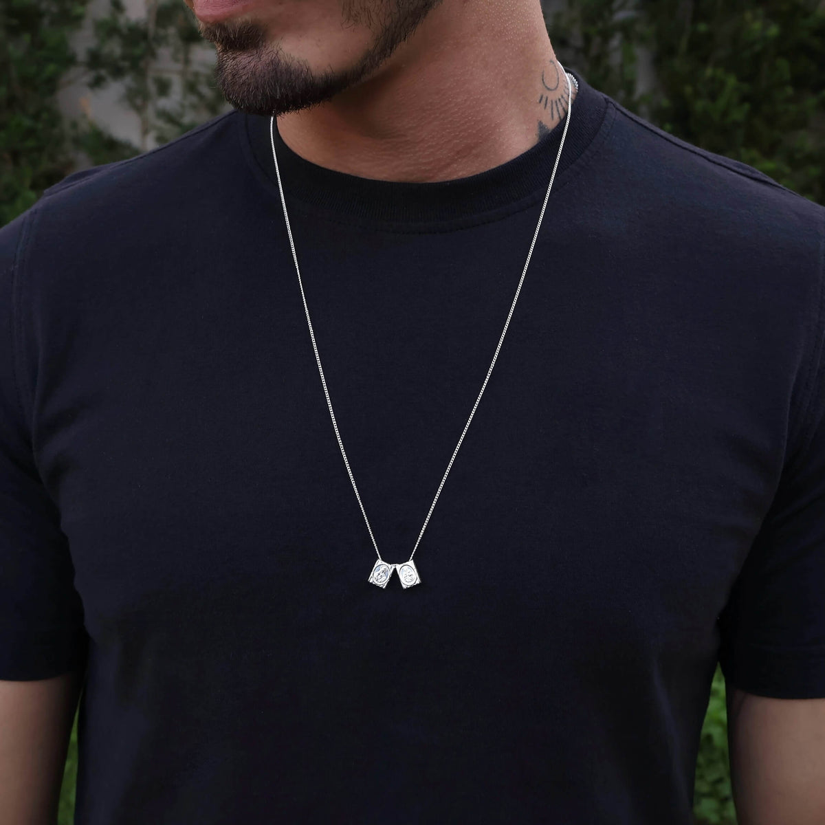 Silver Scapular, 70 cm - Removable Plaque