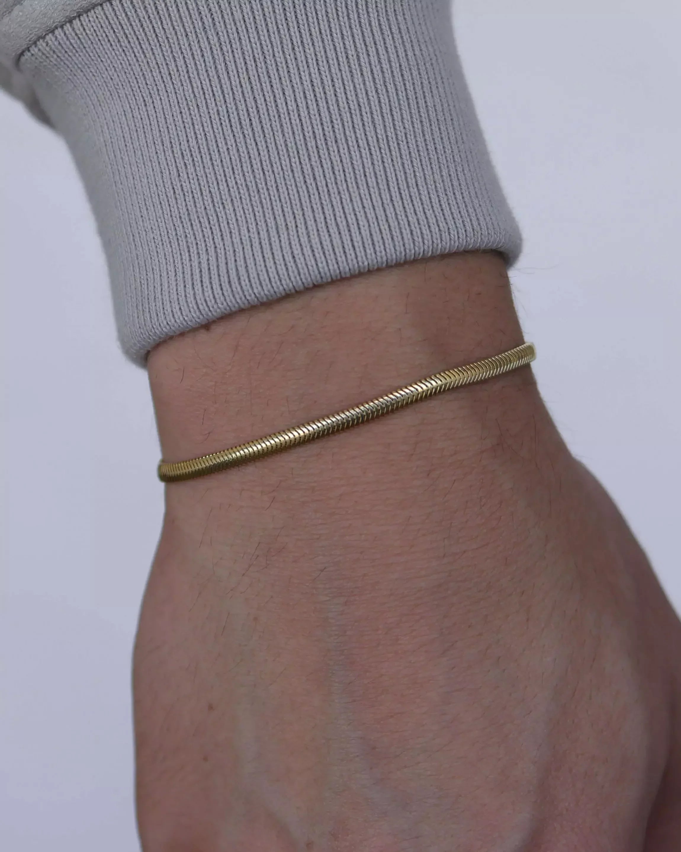 Scale Bracelet in 925 Sterling Silver – 18k Gold Plated