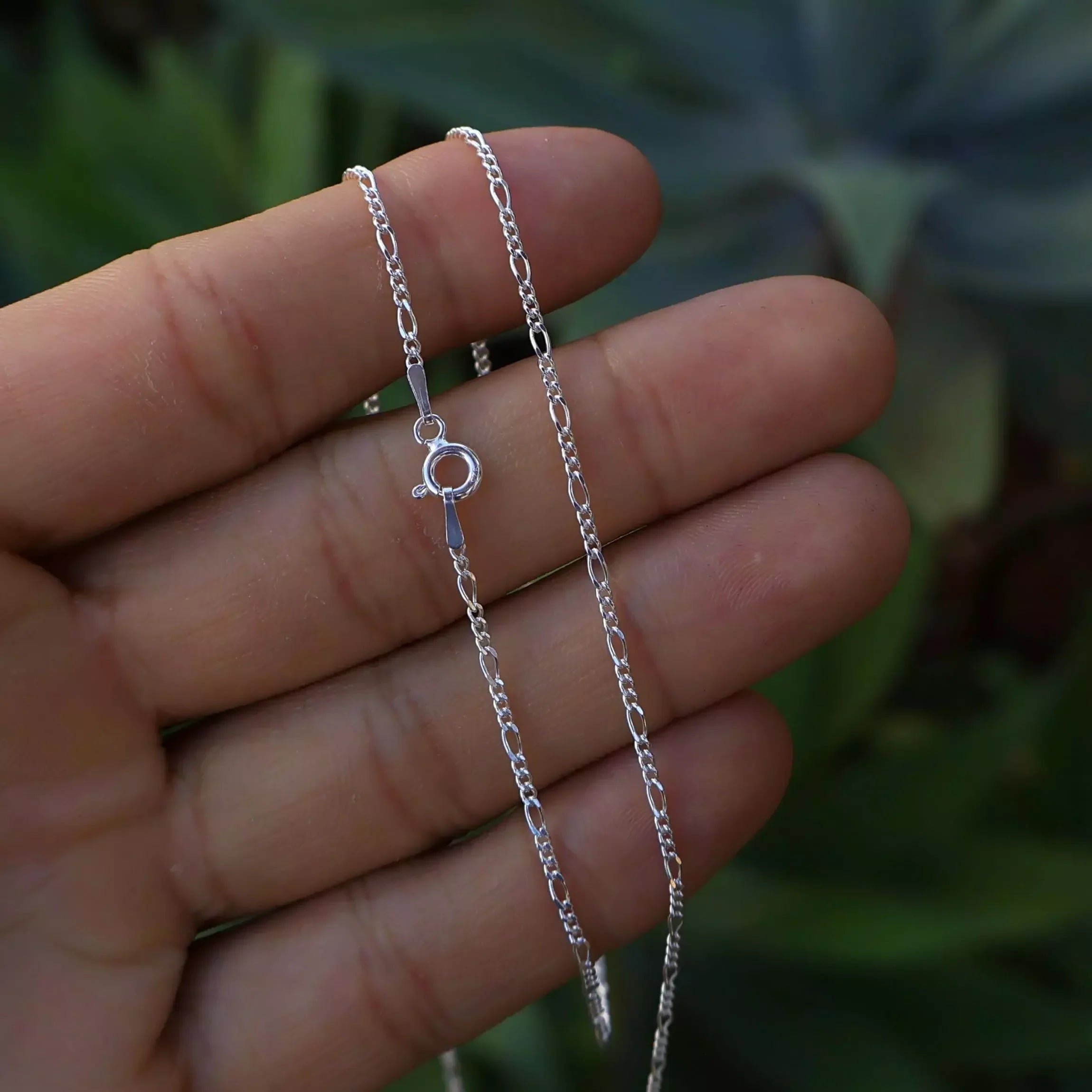 Fina Men's Figaro Chain in 925 Silver