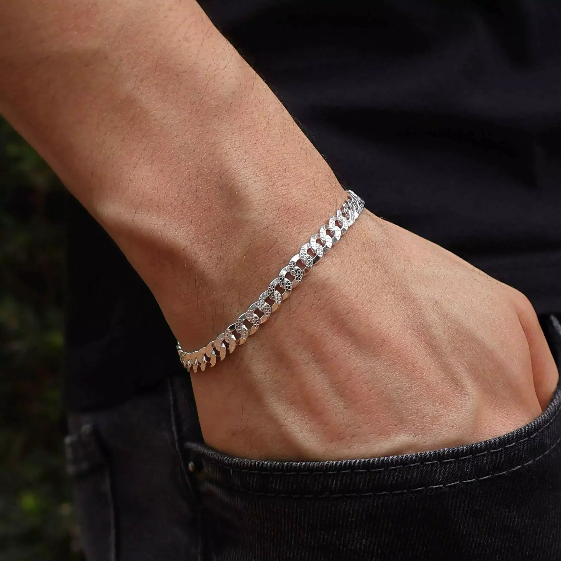 Grumet Pavi Men's Bracelet in 925 Silver