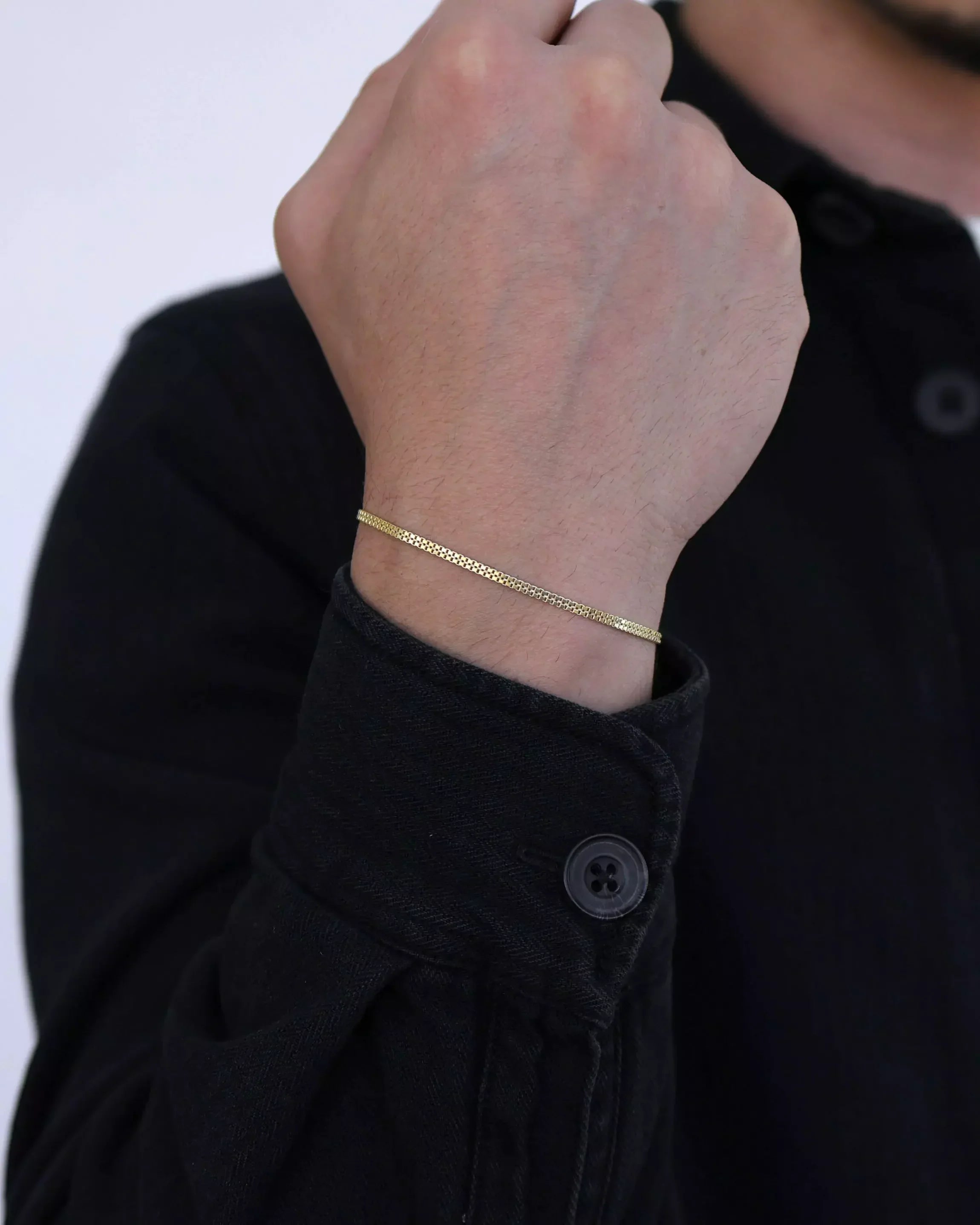 Double Venetian Bracelet in 925 Sterling Silver – 18k Gold Plated