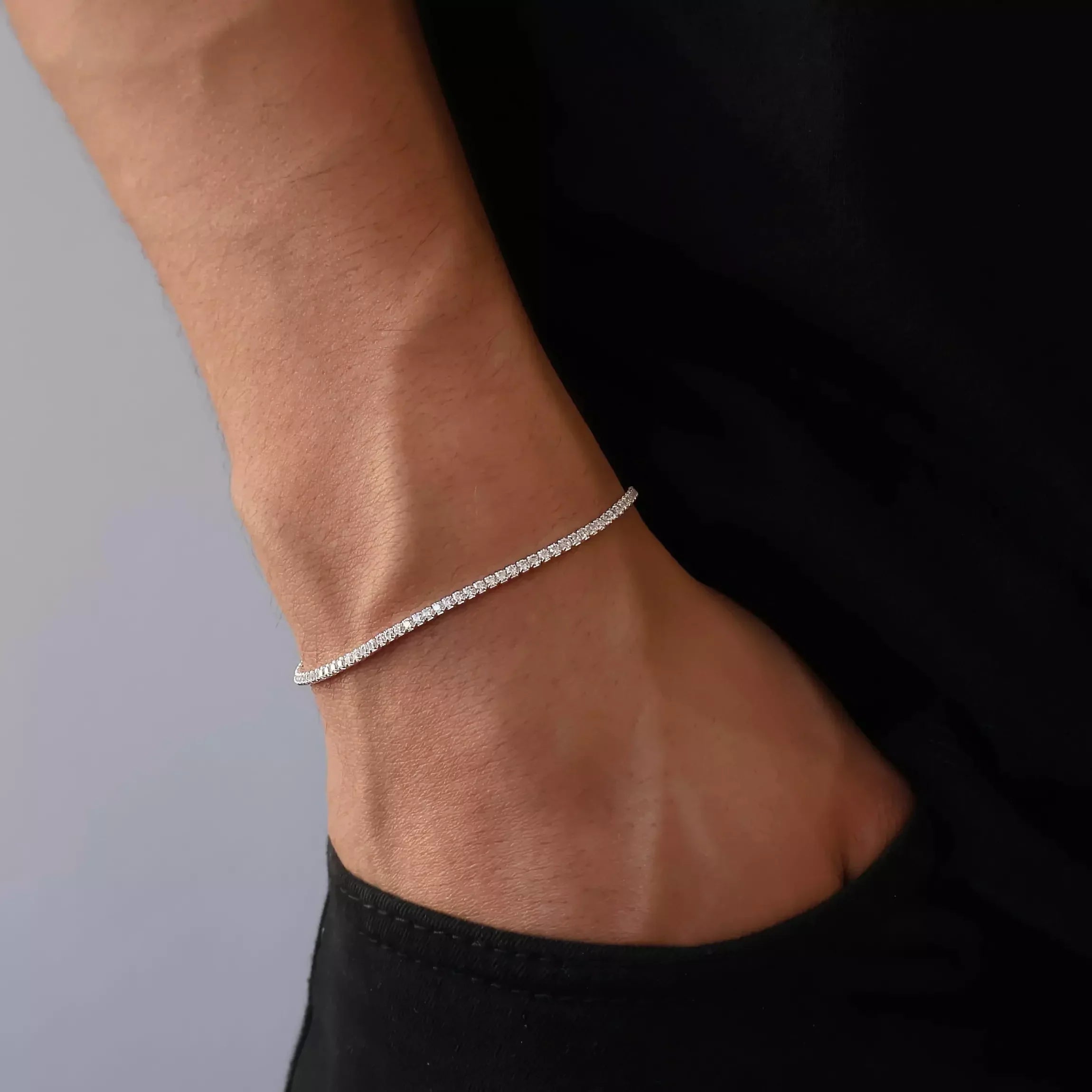 Men's Riviera Bracelet in 925 Silver