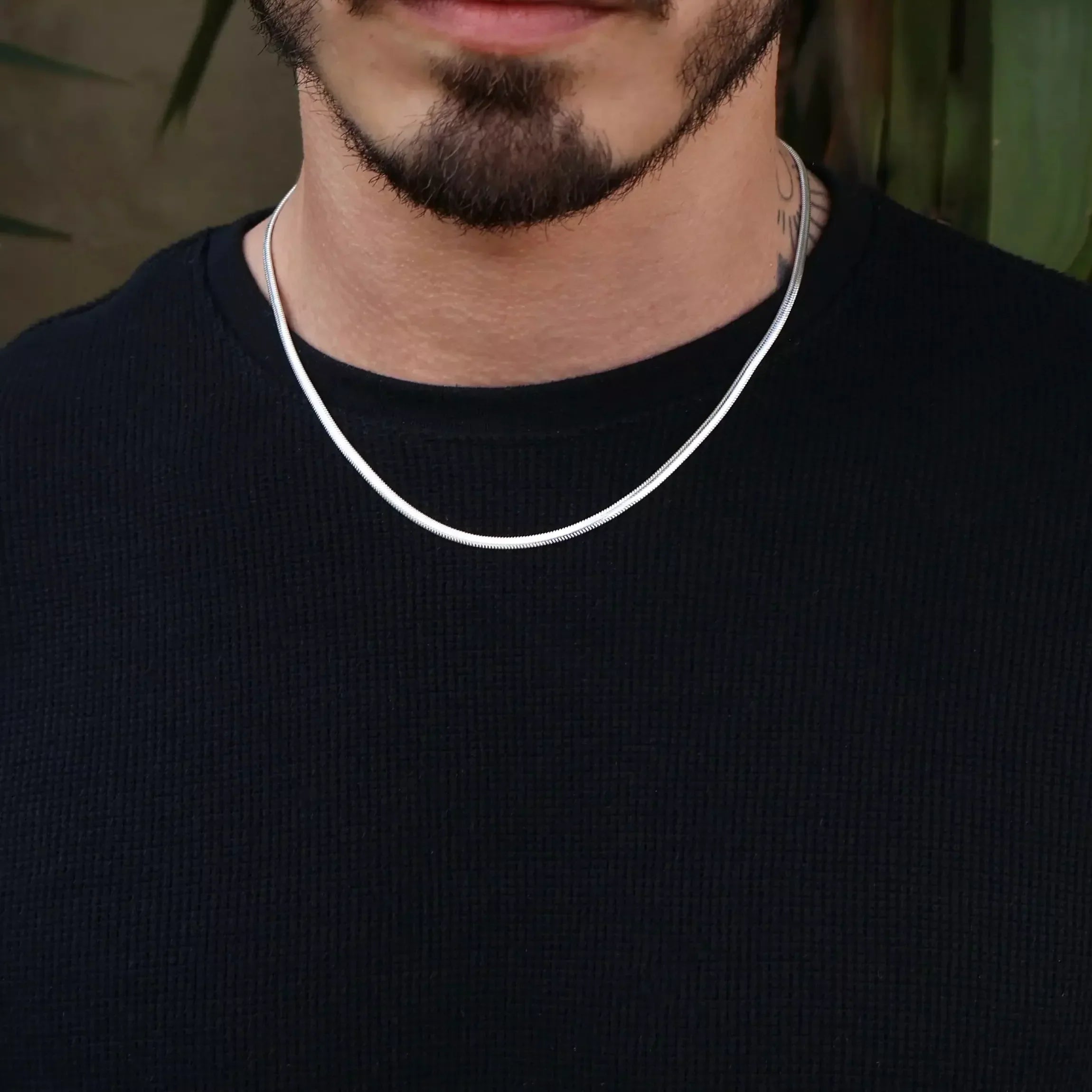 Men's Scale Chain in 925 Silver