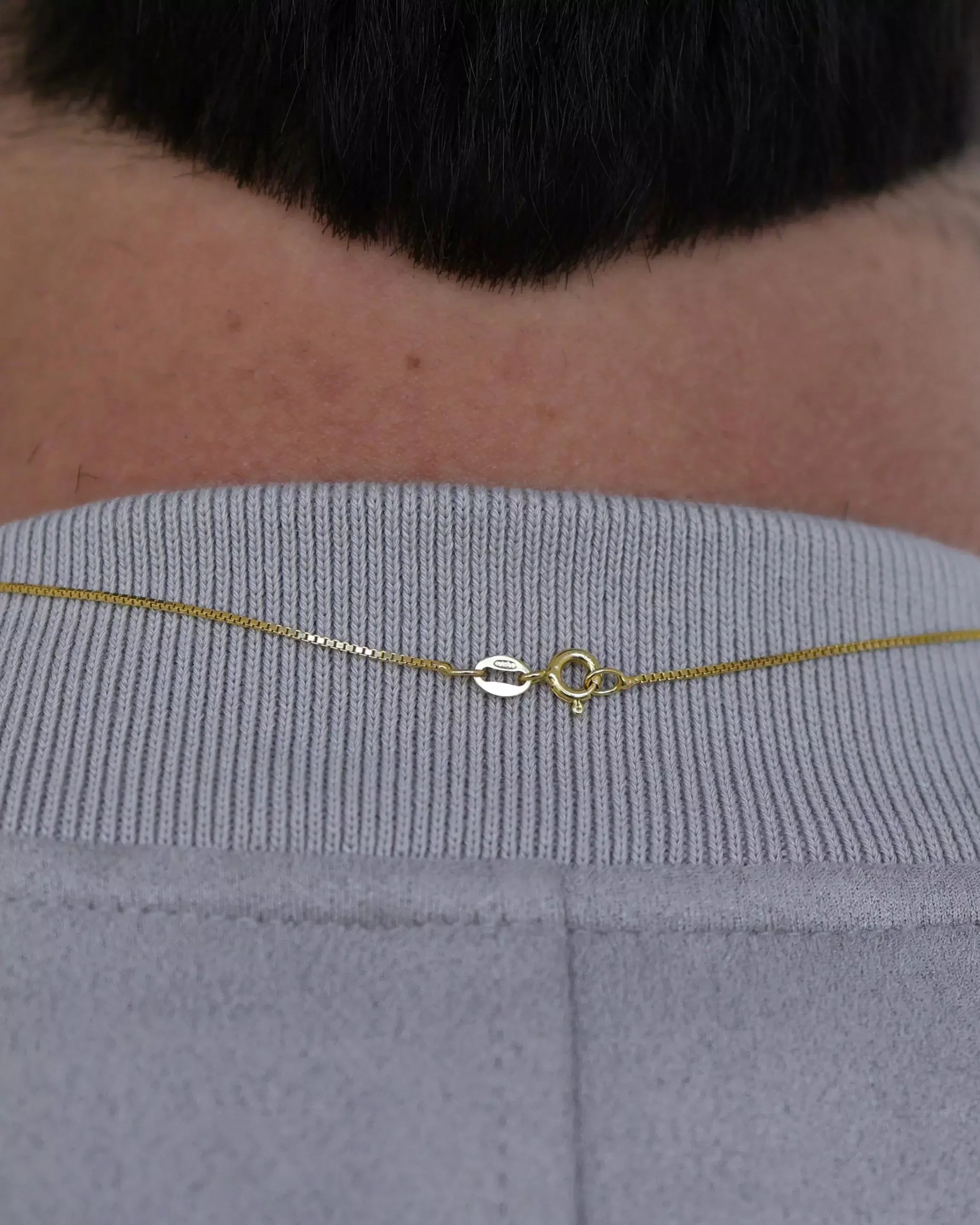 Men’s 925 Sterling Silver Venetian Chain – 18k Gold Plated