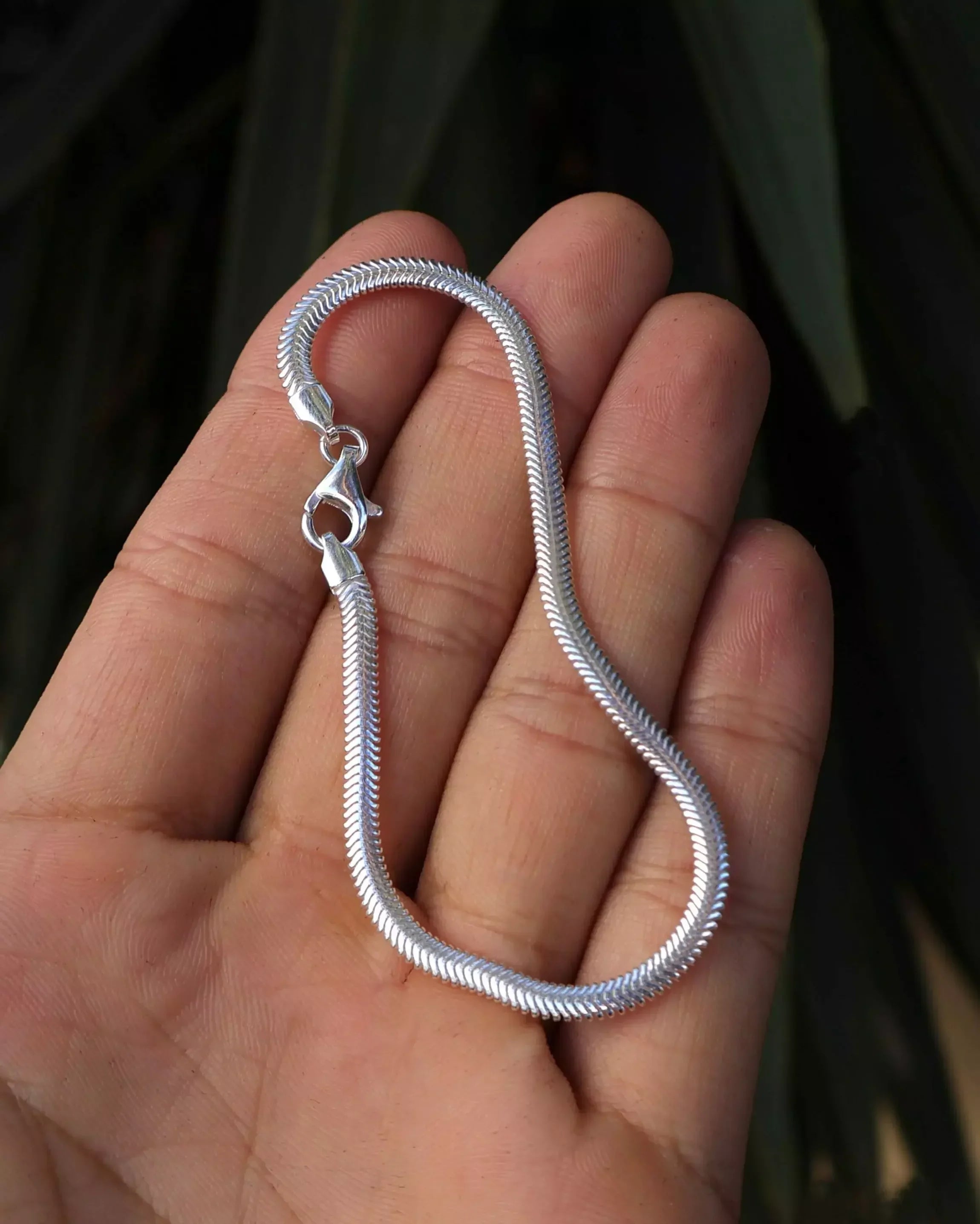 Men's Scale Bracelet in 925 Silver