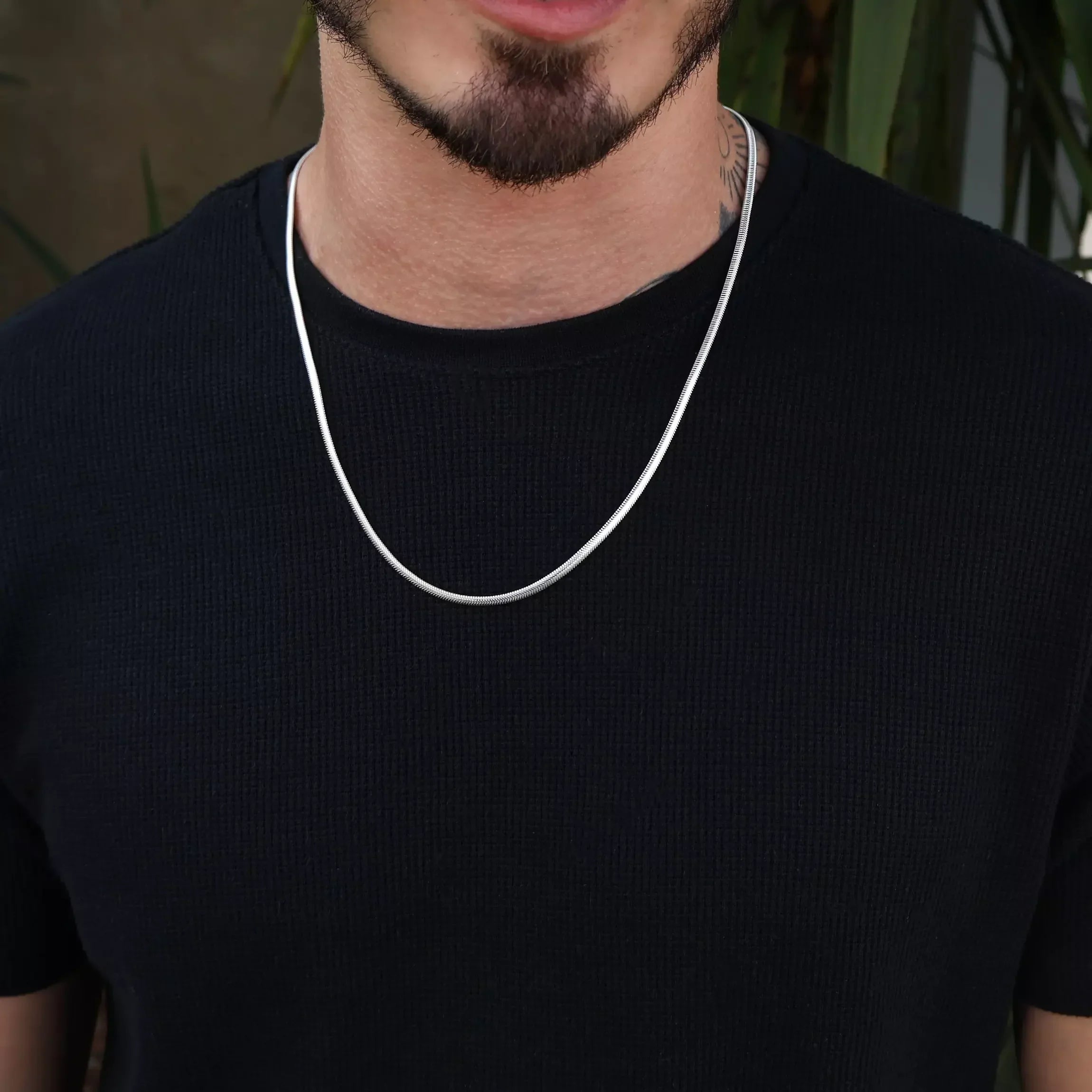 Men's Scale Chain in 925 Silver