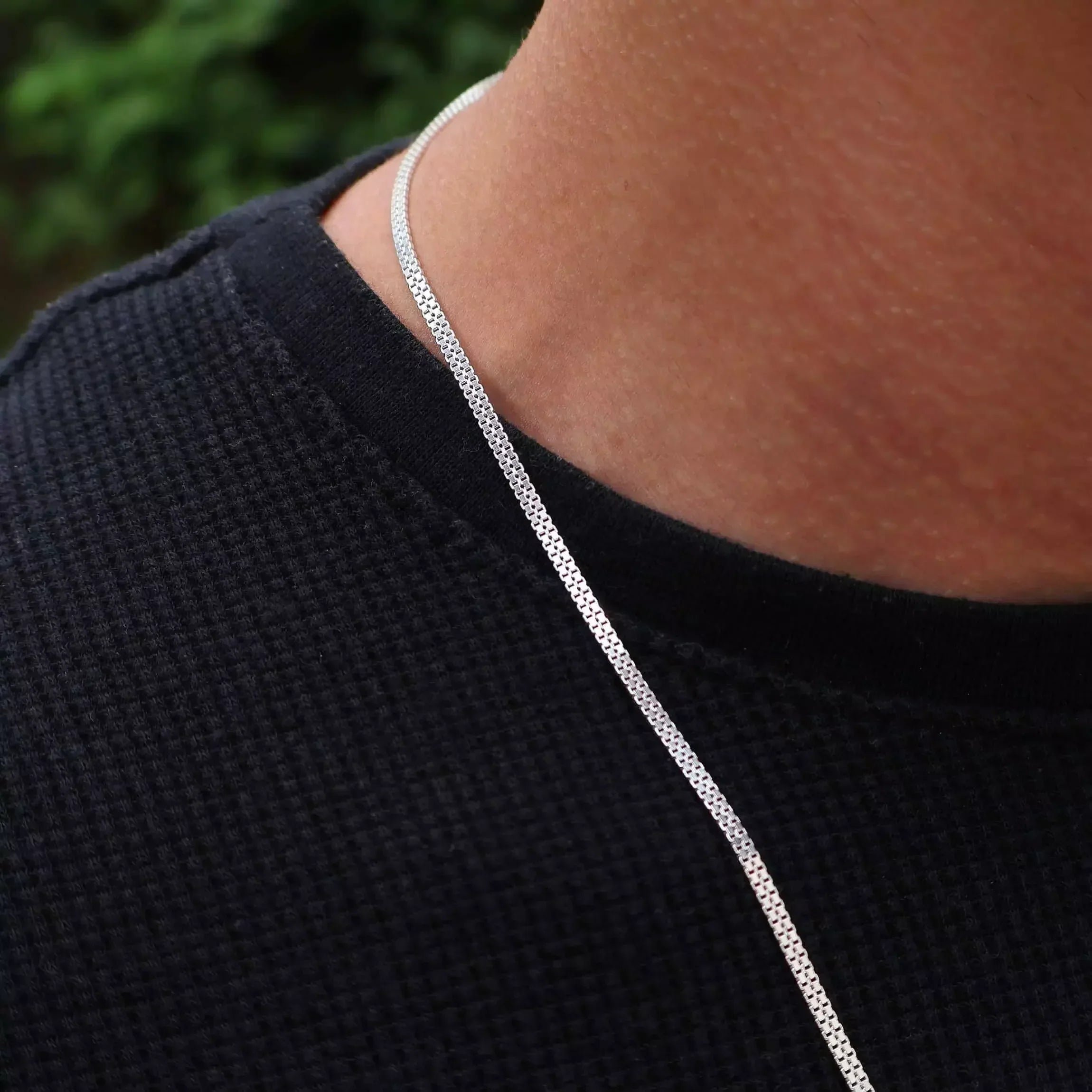 Men's Double Venetian Chain in 925 Silver