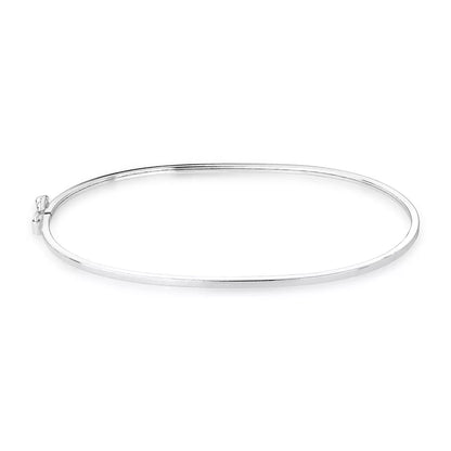 Men's Thin Square Silver Bracelet
