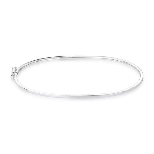 Men's Thin Square Silver Bracelet