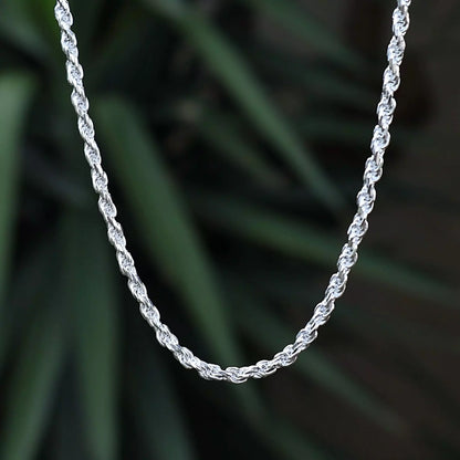 Men's Baiano Chain Necklace in 925 Silver
