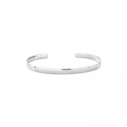 Men's Plain Silver Bracelet