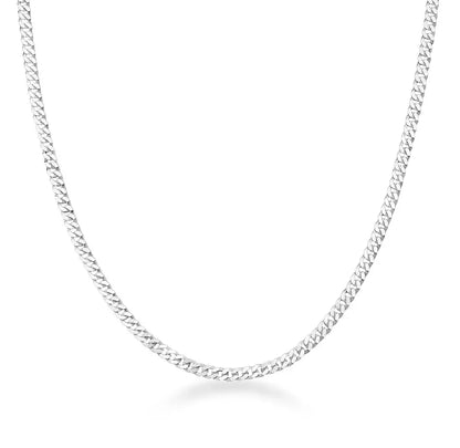 Men's 2 mm Grumet Chain in 925 Silver