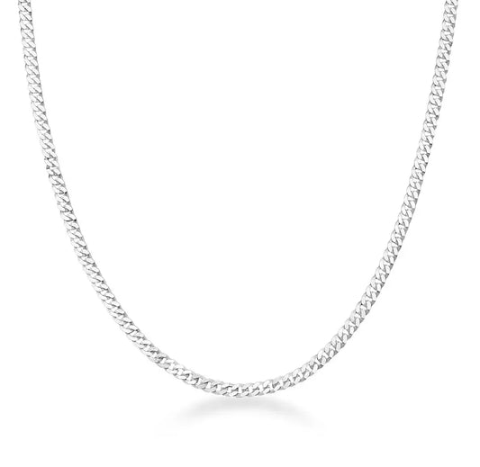 Men's 2 mm Grumet Chain in 925 Silver