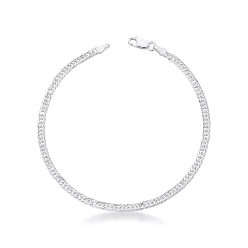 Double Link Grumet Bracelet 3 mm 925 Silver