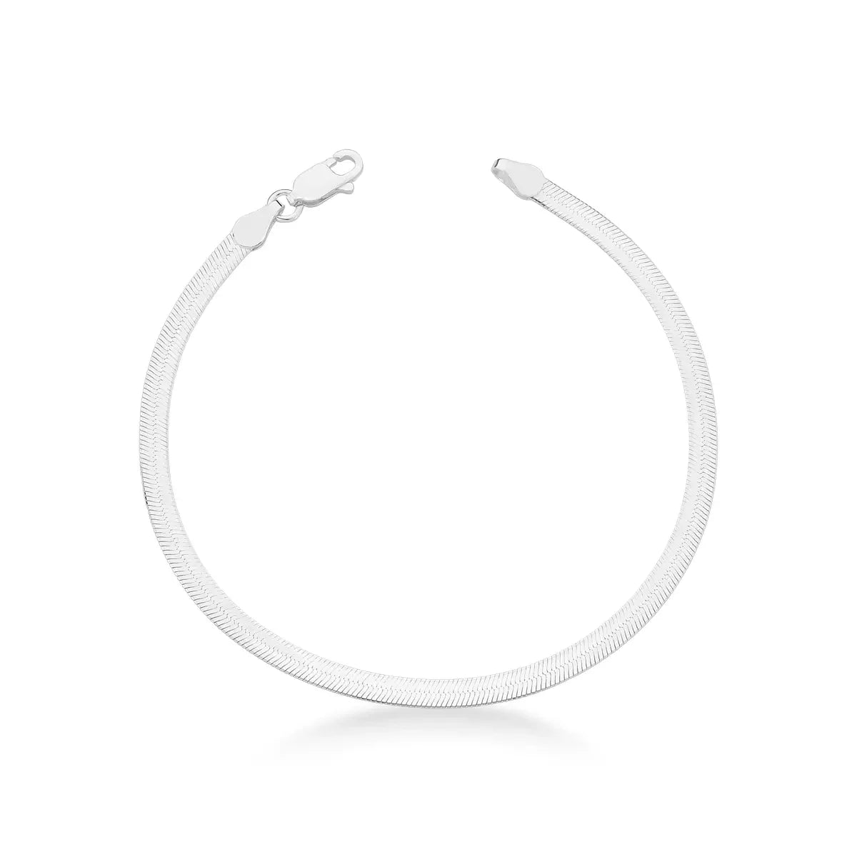 Men's Laminated Bracelet in 925 Silver