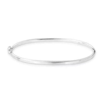 Men's Square 2D Silver Bracelet