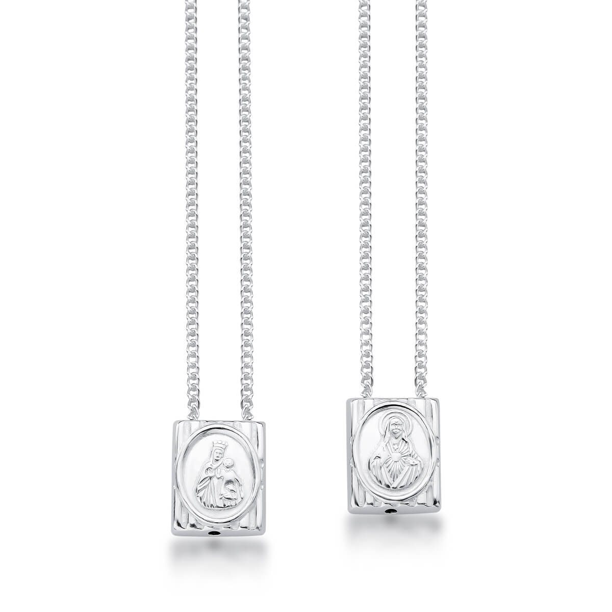 Silver Scapular, 70 cm - Removable Plaque