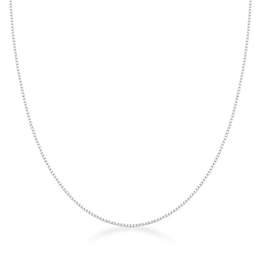 Thin Men's Venetian Chain in 925 Silver