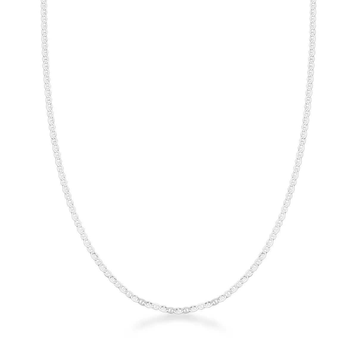 Men's Piastrine Chain in 925 Silver