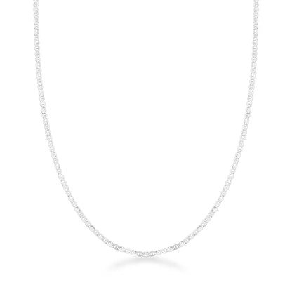 Men's Piastrine Chain in 925 Silver