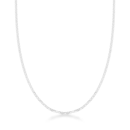 Men's Piastrine Chain in 925 Silver