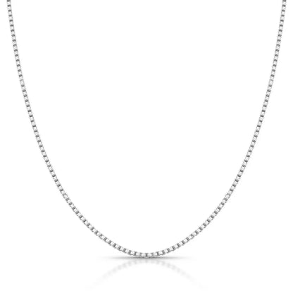 Thick Men's Venetian Chain in 925 Silver