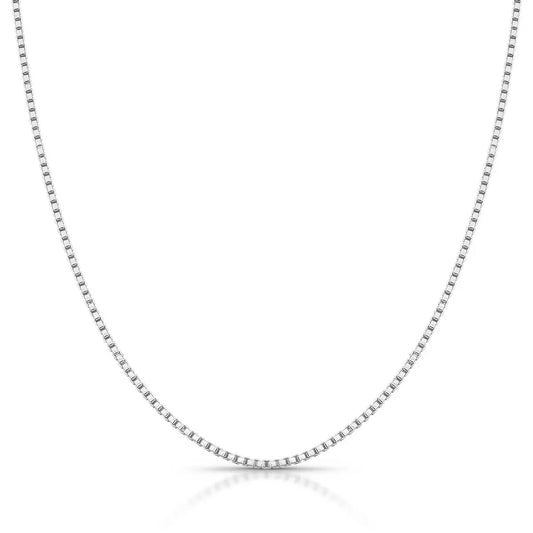 Thick Men's Venetian Chain in 925 Silver