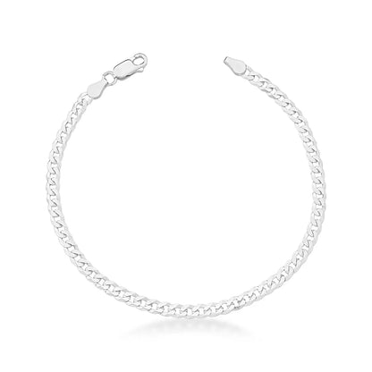 Men's 4mm Grumet Bracelet in 925 Silver