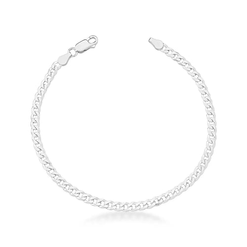 Men's 4mm Grumet Bracelet in 925 Silver