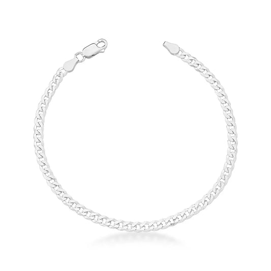 Men's 4mm Grumet Bracelet in 925 Silver