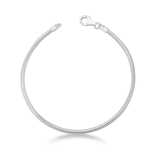 Men's Rope Bracelet in 925 Silver