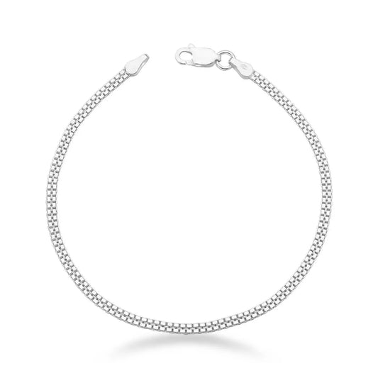 Men's Double Venetian Bracelet in 925 Silver