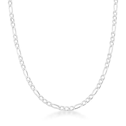 Men's Figaro Chain 2 mm in 925 Silver