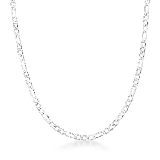 Men's Figaro Chain 2 mm in 925 Silver