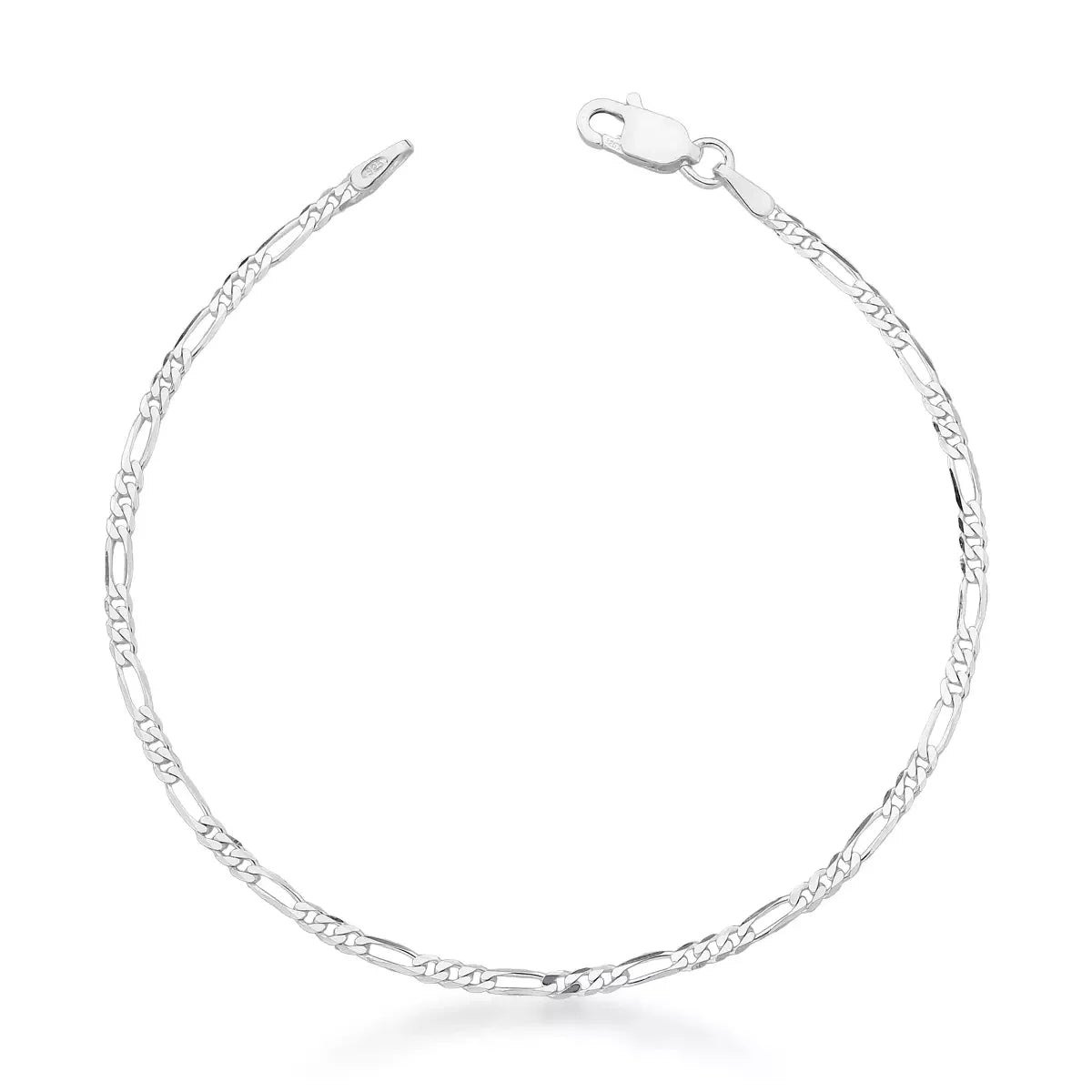 Men's Fígaro 2 mm Bracelet in 925 Silver