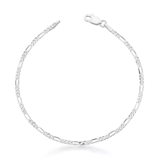 Men's Fígaro 2 mm Bracelet in 925 Silver
