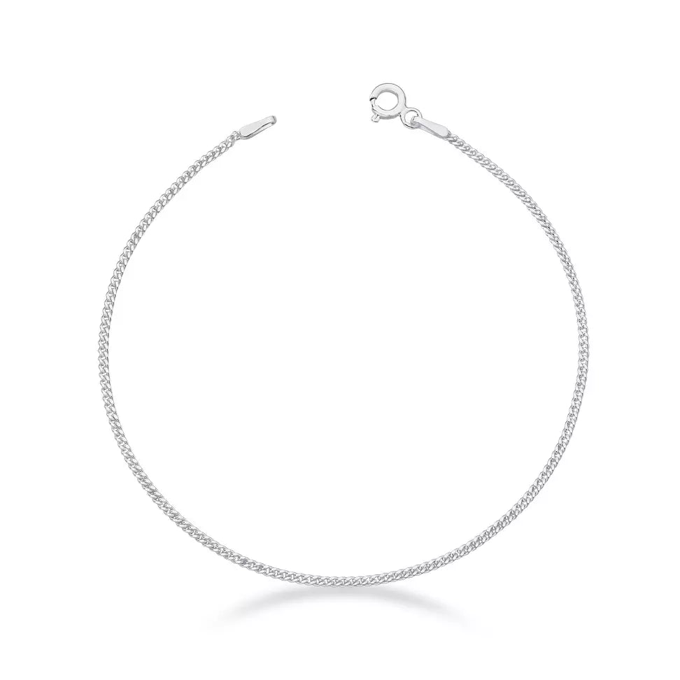 Men's Thin Grumet Bracelet in 925 Silver