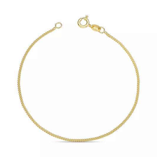 Fine Grumet Bracelet in 925 Sterling Silver – 18k Gold Plated
