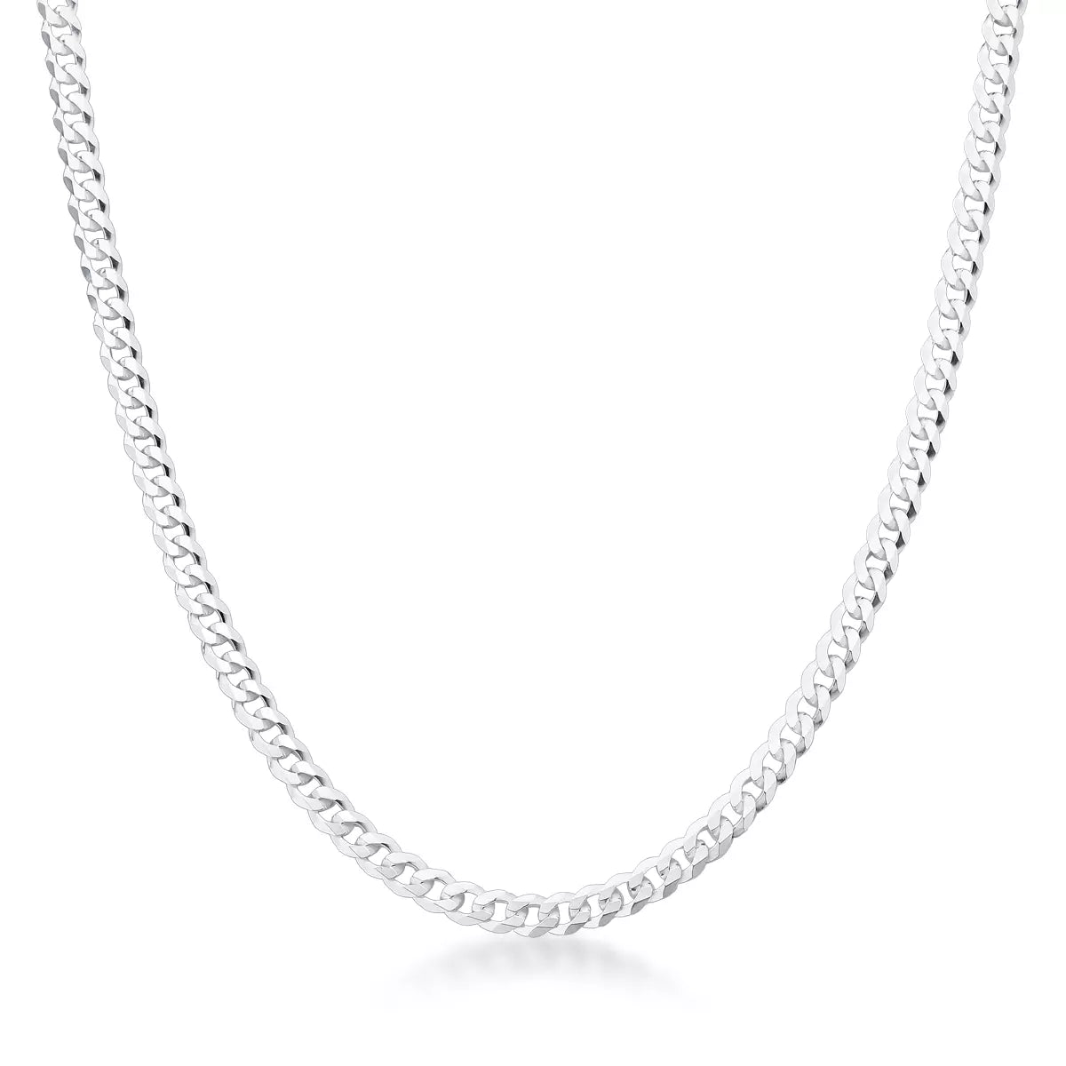 Men's 4 mm Grumet Chain in 925 Silver