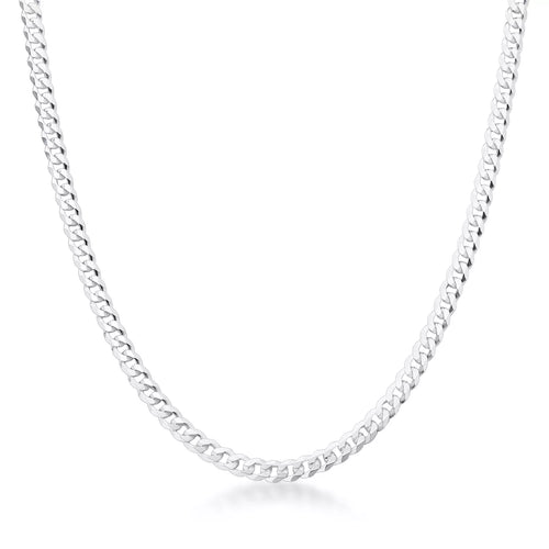 Men's 4 mm Grumet Chain in 925 Silver