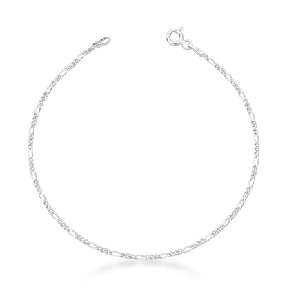 Fina Men's Figaro Bracelet in 925 Silver