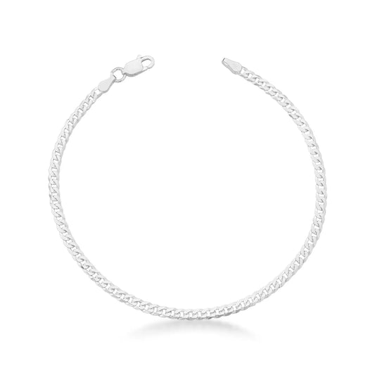 Men's 3mm Grumet Bracelet in 925 Silver