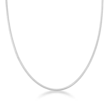 Men's Thin Rope Chain in 925 Silver