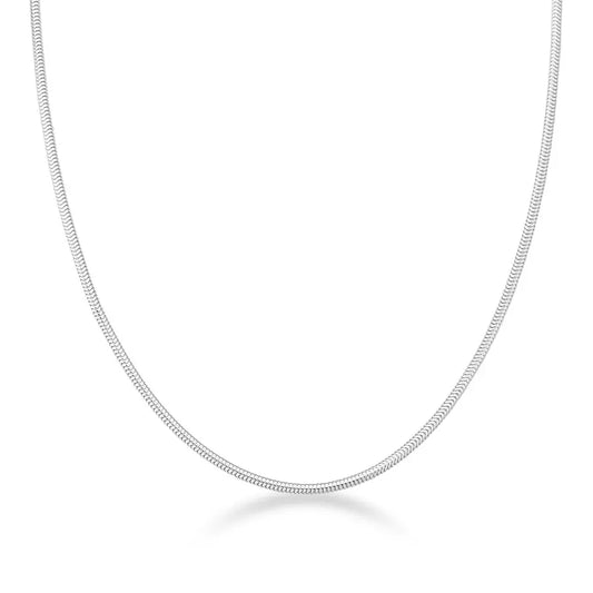 Men's Thin Rope Chain in 925 Silver