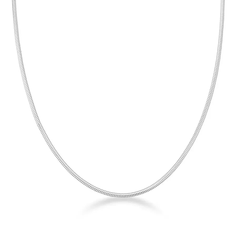 Men's Thin Rope Chain in 925 Silver