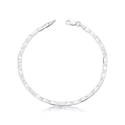 Piastrine Men's Bracelet in 925 Silver